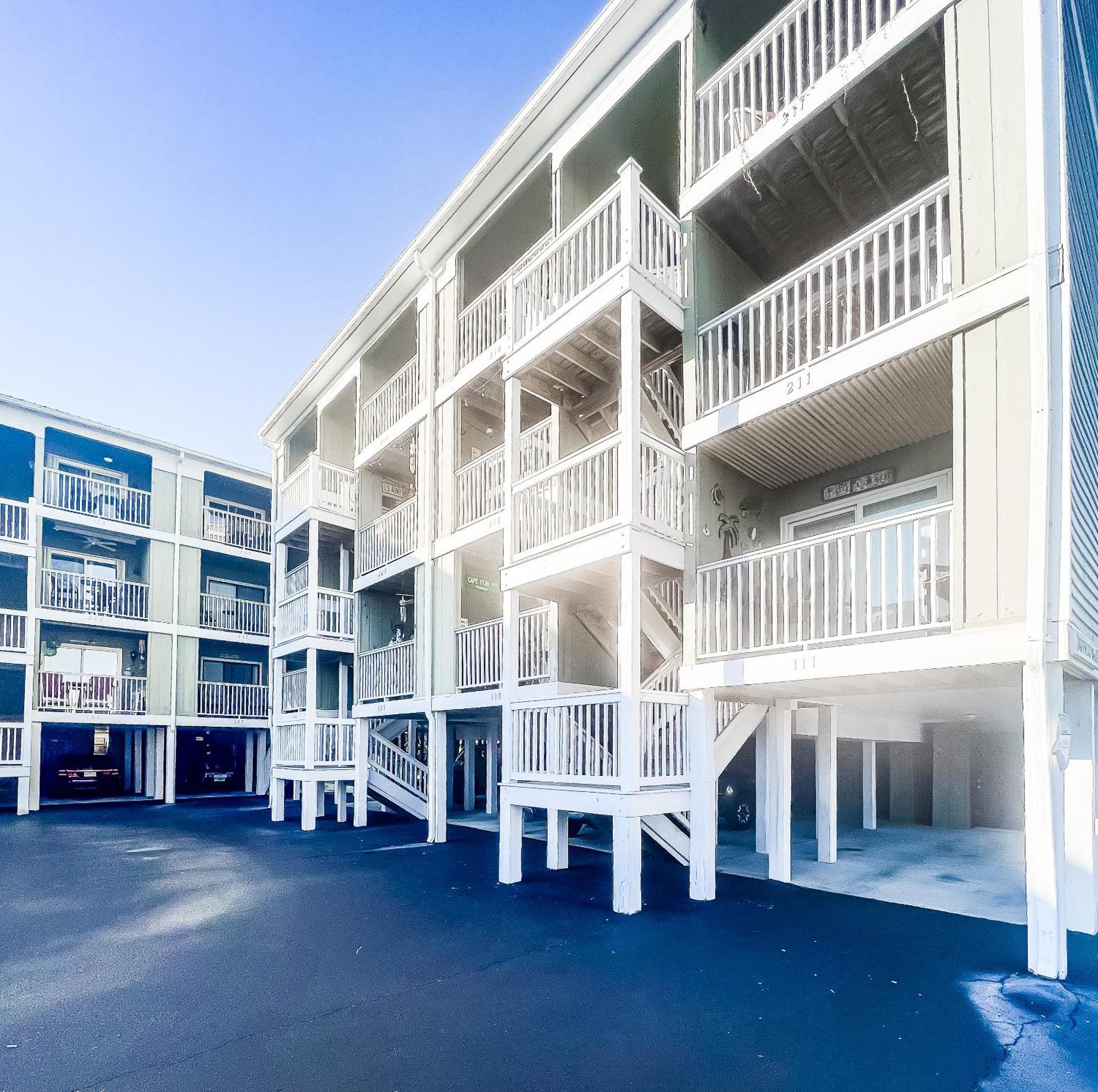 Cozy Beach Condo Sleeps 6 Pool Carolina Beach Extérieur photo